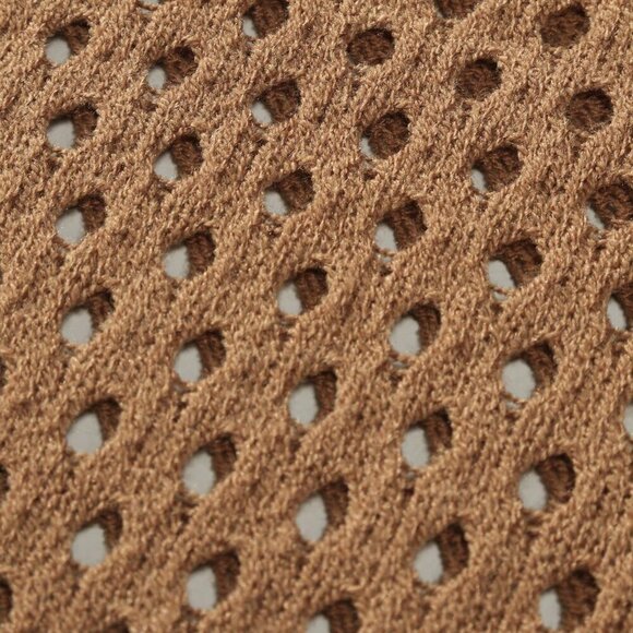 Camel Casual Men's Crochet Short Sleeve Round Neck Top - Picture 4 of 6